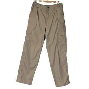 5.11 Tactical Men's Taclite Pro Ripstop Cargo Pants Khaki/Tan Size 36/32